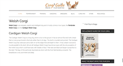 Desktop Screenshot of corgiguide.com