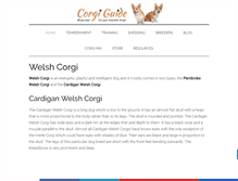 Tablet Screenshot of corgiguide.com
